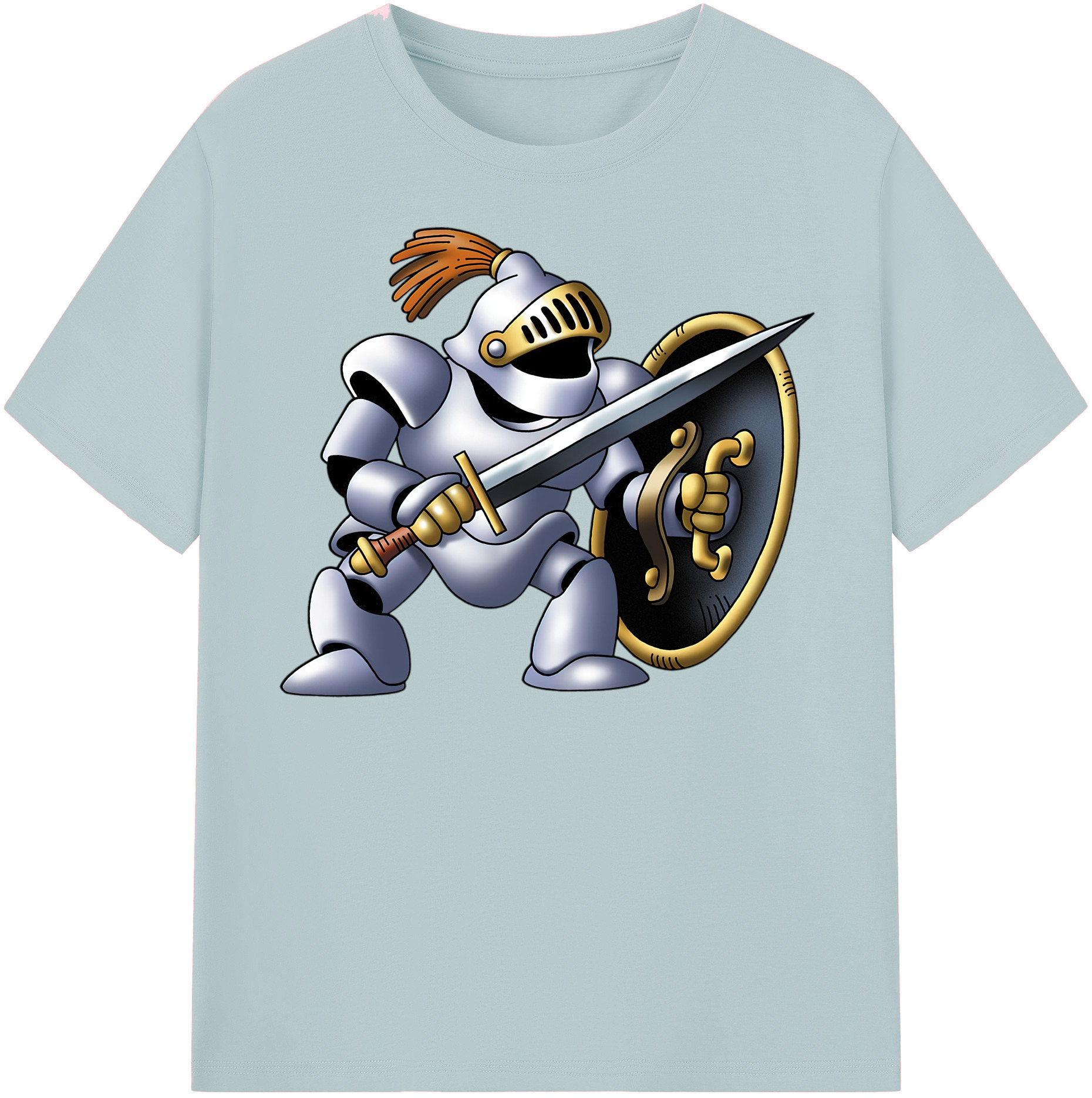 （画像用） ドラゴンクエスト Doragon Kuesuto Dragon Quest 綿100％半袖Tシャツ（フロントプリント）